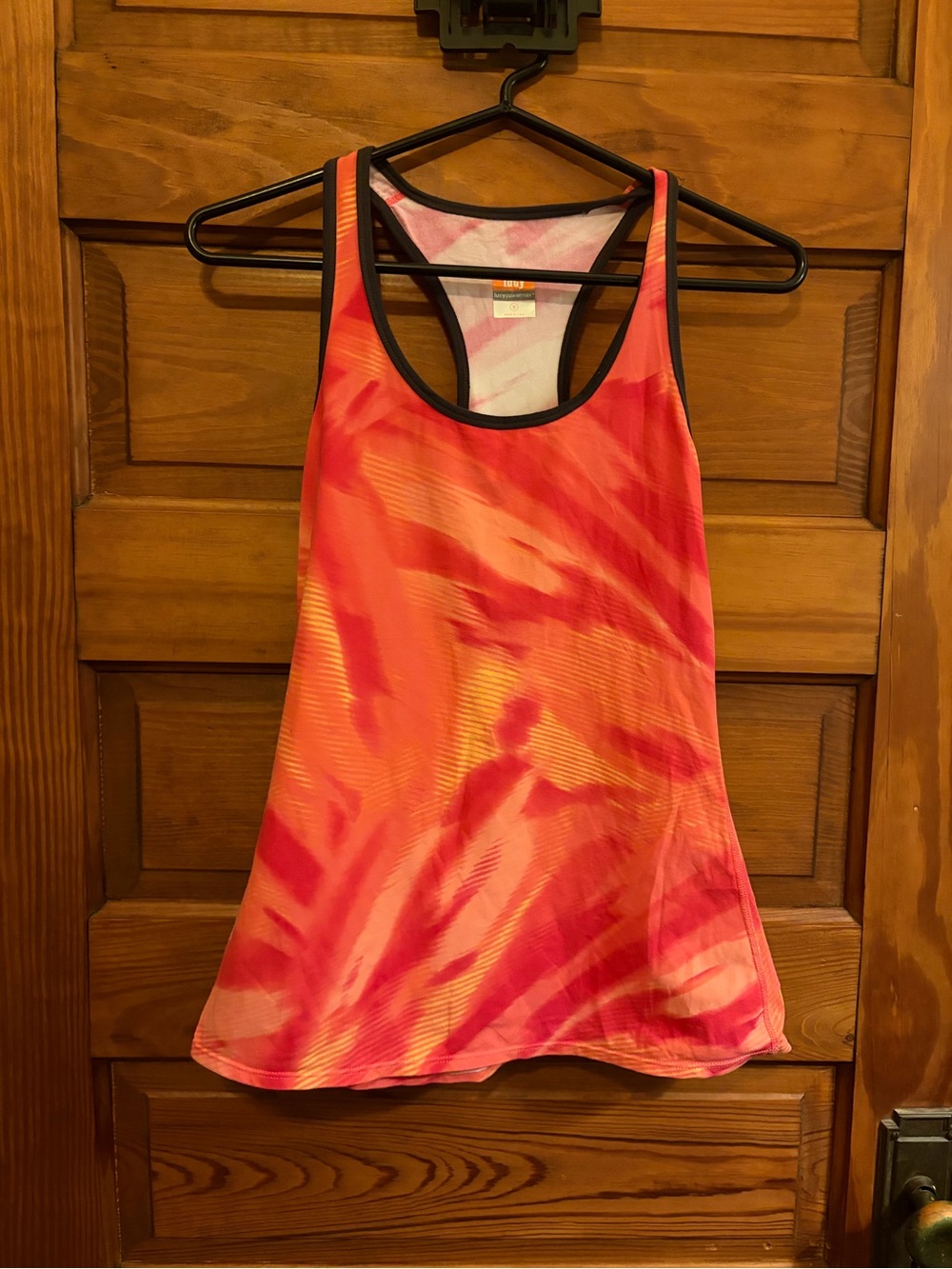 Lululemon Lucy Women’s Active Tank Top - Pink Orange Tie-Dye size S NWOT